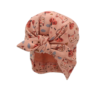 Sterntaler Bonnet à nouer rose tendre