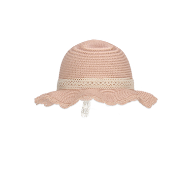 Sterntaler Chapeau de paille rose pâle