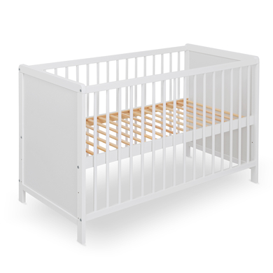 kindsgard Lit à barreaux godnat bois blanc 60x120 cm