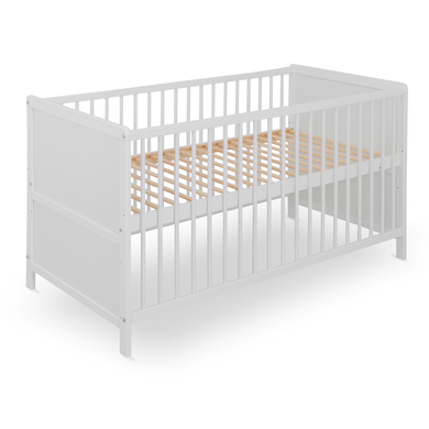 kindsgard Lit bébé évolutif godnat bois blanc 70x140 cm
