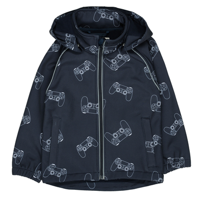 STACCATO Veste softshell dark navy à motifs