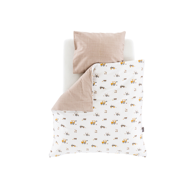 Träumeland Parure de lit enfant petite ferme 80x80 cm