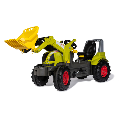 rolly®toys Tracteur enfant pédales rollyFarmtrac Premium II Claas Arion 640 pelle rollyTrac