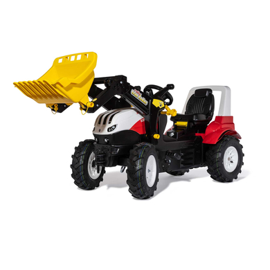 rolly toys Tracteur enfant à pédales rollyFarmtrac Premium II Steyr pelle rollyTrac rollyAir Tyres