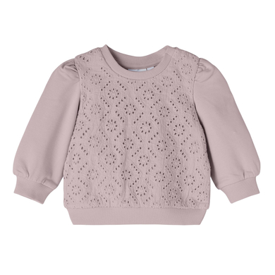 name it Sweat-shirt Nbfdaliah Violet Ice