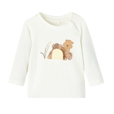 name it Chemise à manches longues Nbmditlev White Alyssum