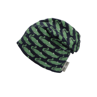 Image of Sterntaler Slouch Beanie Crocodiles marine059