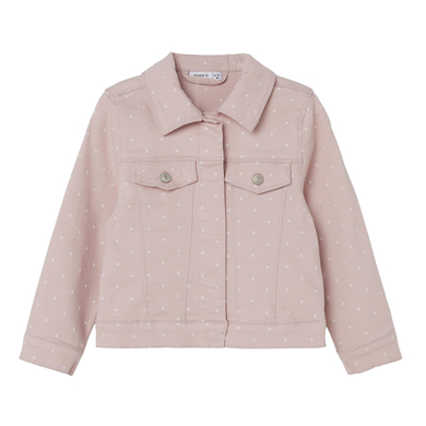 name it Veste enfant sergé Nmfatacca Violet Ice