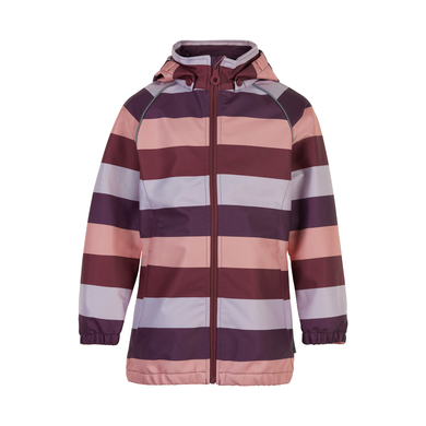 Minymo Veste Softshell Stripe Crushed Berry