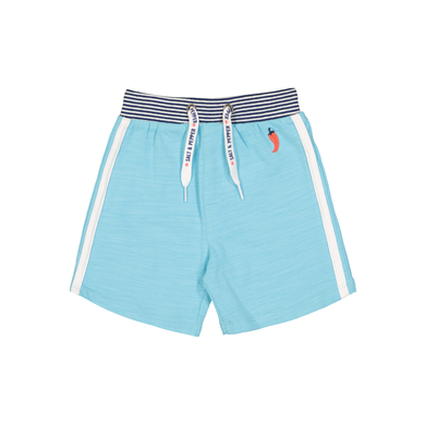 Image of Salt and Pepper Shorts azzurro059