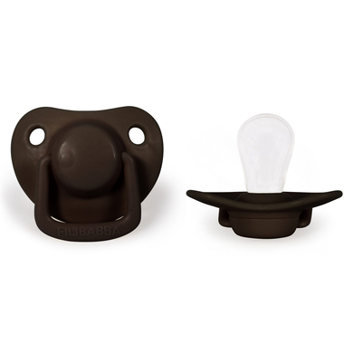 Filibabba Schnuller 0-6 Monate Chocolate, 2 Stück