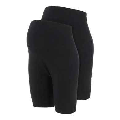 mamalicious Moderskap shorts MLSANNI 2-pack black