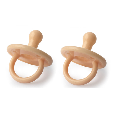 Filibabba Sucette silicone dès 0 mois Peach, lot de 2