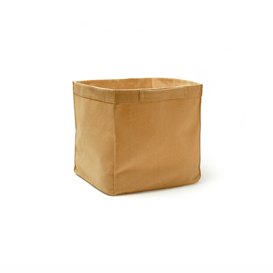 Kids Concept® Boîte de rangement tissu, brun 30x30x30 cm