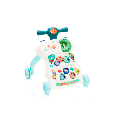 fillikid Chariot de marche enfant multi-activités bleu