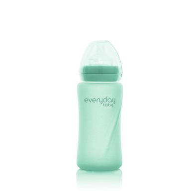 everyday baby Biberon Healthy+ verre 240 ml mint green