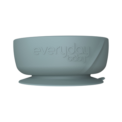 everyday Baby Bol enfant ventouse silicone, vert