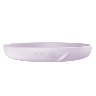 everyday Baby Assiette enfant silicone, light lavender