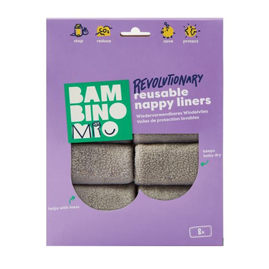 Bambino Mio Voiles de couches lavables, lot de 8