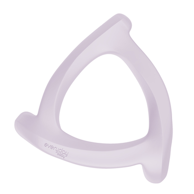Everyday baby bijtring silicone, light lavendel