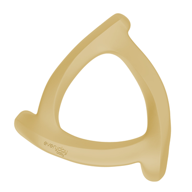 Everyday baby bijtring silicone, zacht yellow