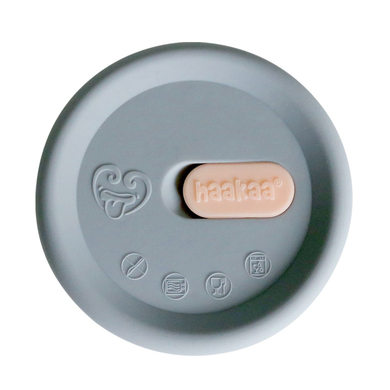 Image of haakaa® Coperchio in silicone per tiralatte, grigio059