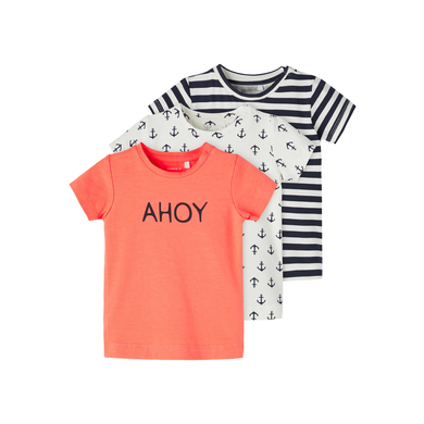 name it Pack de 3 t-shirts Nbmfaktor Dark Sapphire