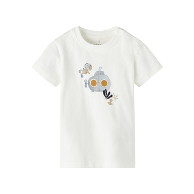 name it Chemise à manches longues Nbmfillip White Alyssum