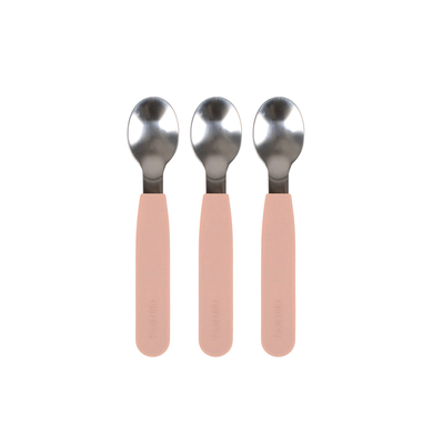 Filibabba Cuillère enfant silicone Peach lot de 3