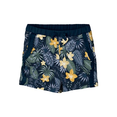 Image of name it Shorts Nmfflora Dark Sapphire059