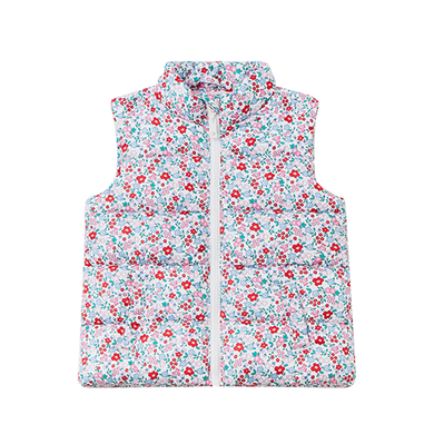 OVS Gilet Flower s White