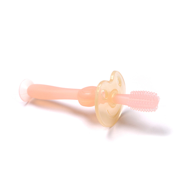 haakaa® Brosse à dents enfant 360° rose