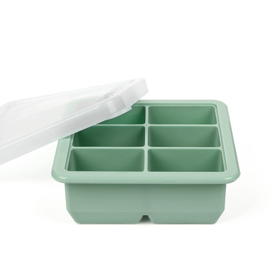 Image of haakaa® Stampo per congelatore, per latte materno o alimenti per bambini 6 scomparti verde059