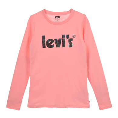 Levně Dětské tričko s dlouhým rukávem Levi's® Peach es n Cream