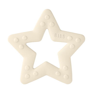 BIBS® Anneau de dentition Bébé Bitie Star 3 mois+ ivoire