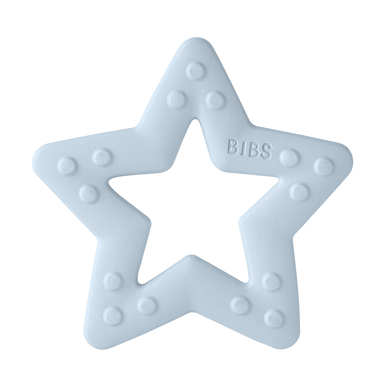 BIBS® Bitring Baby Bitie Star från 3 månader i baby blue