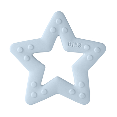 Levně BIBS® Kousací kroužek Baby Bitie Star od 3 měsíců v dětské modré barvě