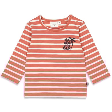 Feetje T-shirt à manches longues Good Vibe Tribe Brique
