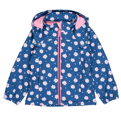 STACCATO Veste softshell marine à motifs