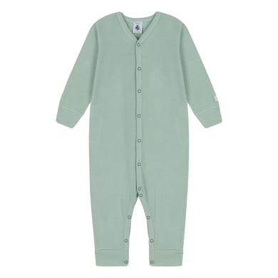Petit Bateau Pyjama dors-bien bébé sans pieds coton Lyocell vert herbier