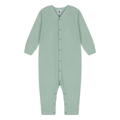 Petit Bateau Pyjama dors-bien bébé sans pieds coton Lyocell vert herbier