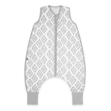 emma & noah Gigoteuse à chaussons carreaux gris TOG 0.5