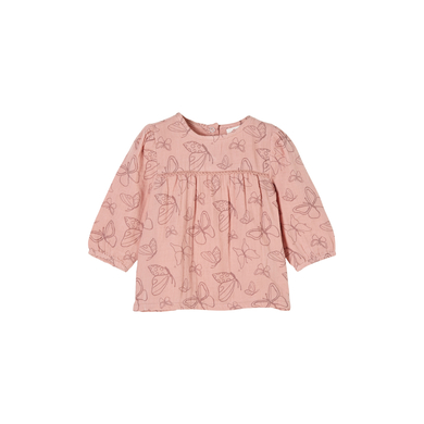 s. Olive r Blus med fjäril print