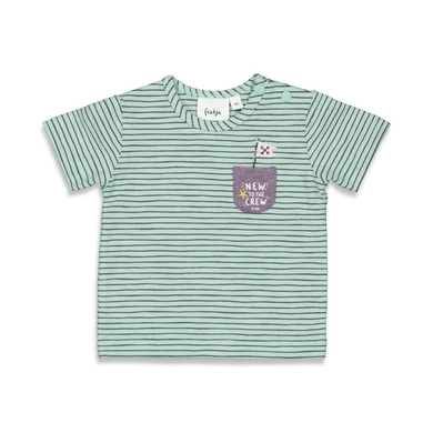 Feetje T-shirt Randig Tiny Pirate Mint