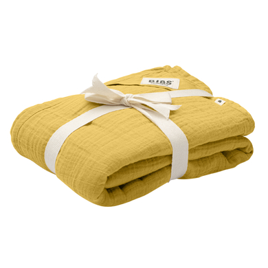 BIBS Couverture emmaillotage bébé mousseline Swaddle, Mustard