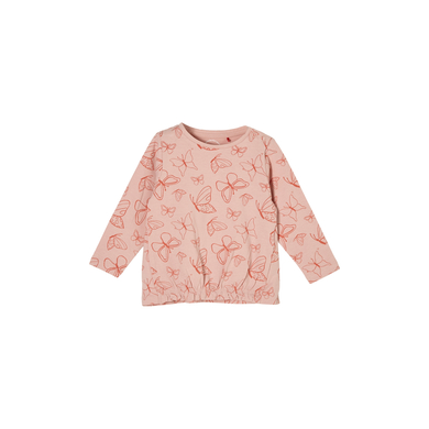 s. Olive r T-shirt rose à manches longues