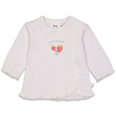 Feetje T-shirt manches longues Berry Sweet blanc