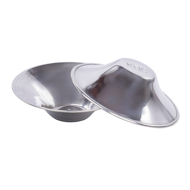 KOALA BABYCARE® Coquillle d'allaitement argentée standard lot de 2