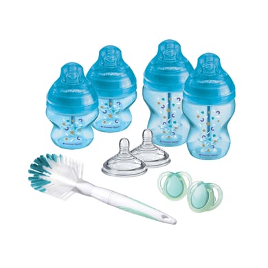 Tommee Tippee Coffret naissance biberons anti-coliques Advanced bleu