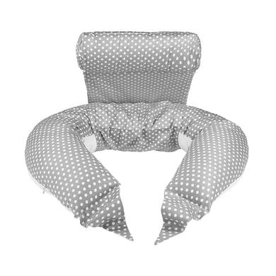 Levně KOALA BABY CARE ® kojicí a těhotenský polštář 8 v 1 šedý